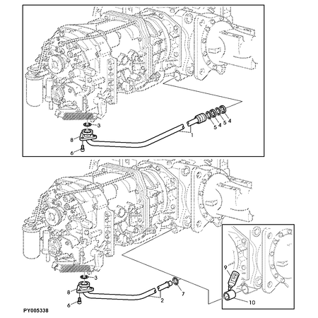 John Deere BACK-UP RING