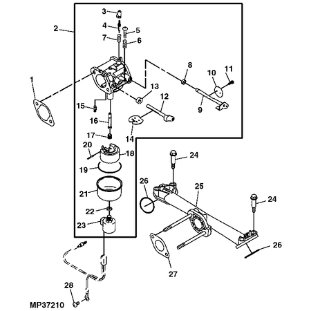 John Deere CARBURETOR