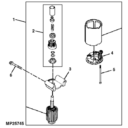 John Deere STARTER MOTOR REMAN