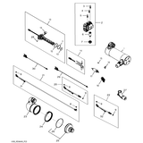 John Deere BECHERHALTER-KIT