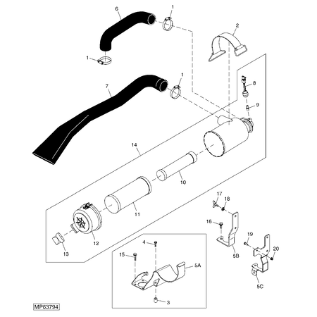 John Deere Luftfilter