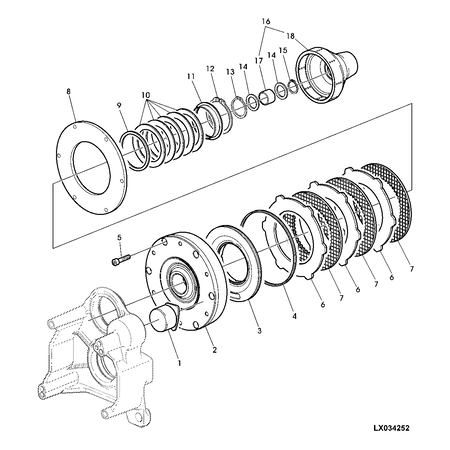 John Deere BRAKE ACTUATING DISK