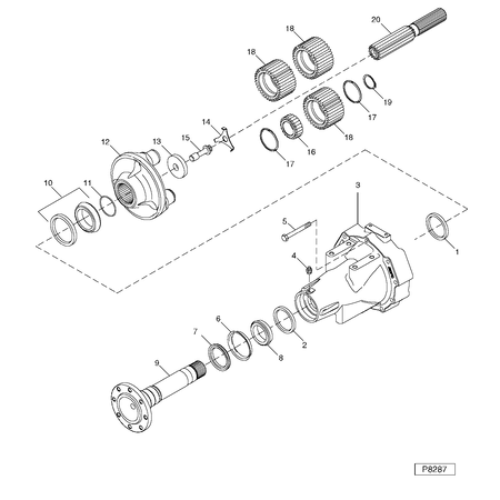 John Deere LOCKING PLATE