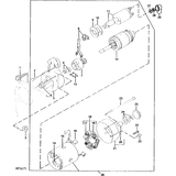 John Deere STARTER MOTOR RMN