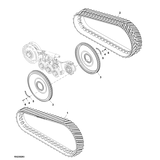 John Deere RUBBER TRACK BELT