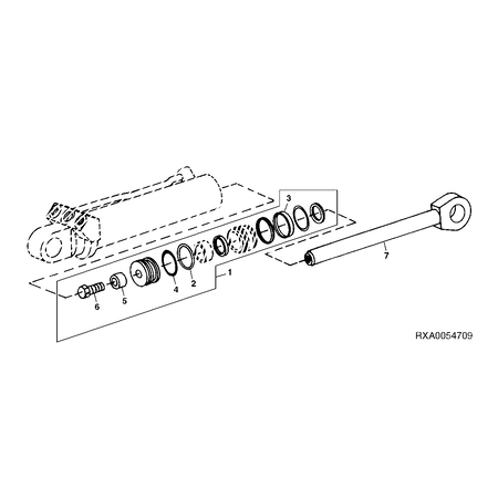 John Deere HYDR. ZYLINDERSATZ