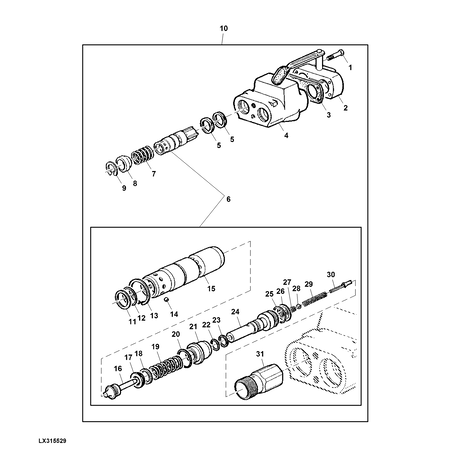 John Deere BREAKAWAY COUPLER