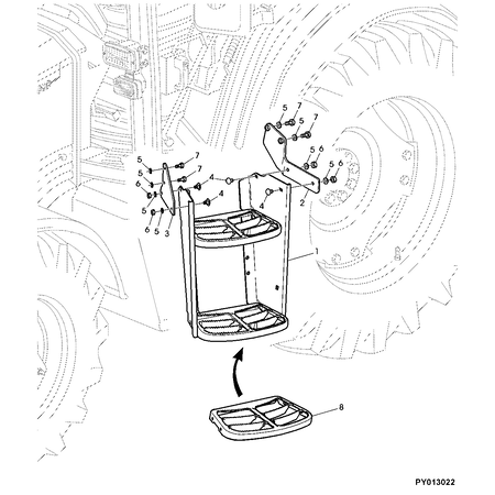 John Deere 2 PART STAIRS