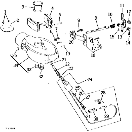 John Deere HINGE PIECE