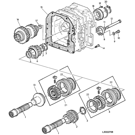 John Deere SCHRAUBE M12X185