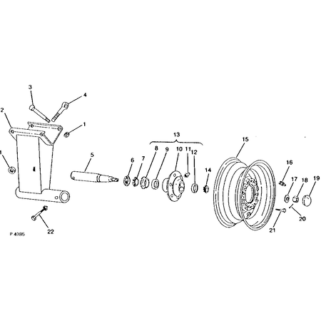 John Deere BEARING CUP