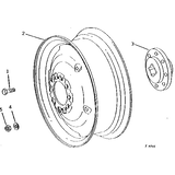 John Deere WIELBOUT M14X52 UNF