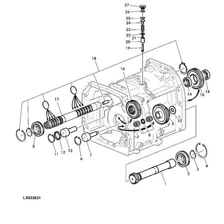 John Deere BALL BEARING