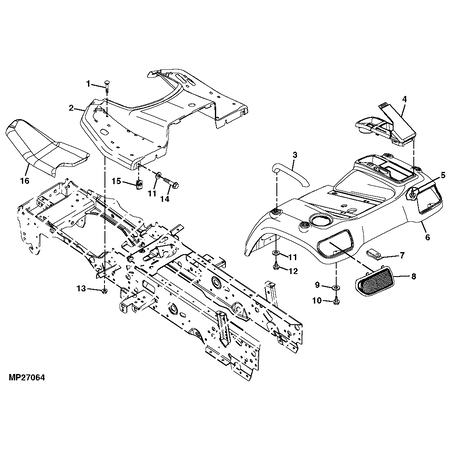 John Deere WERKZEUGKASTEN