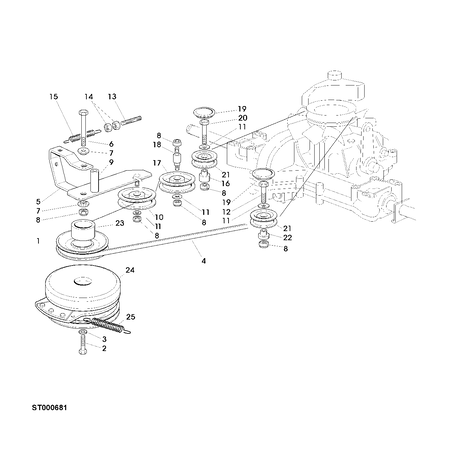 John Deere LEAF SPRING