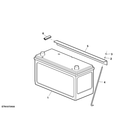 John Deere BATTERIESCHRAUBE