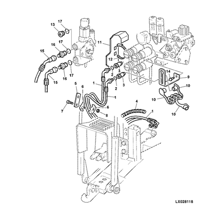 John Deere ADAPTERAUFNAHME