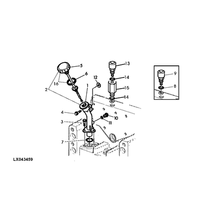 John Deere ADAPTER FITTING