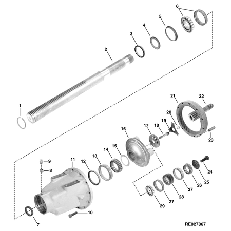 John Deere BEARING CUP