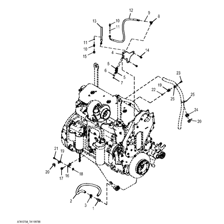 John Deere ABSTANDSHALTER