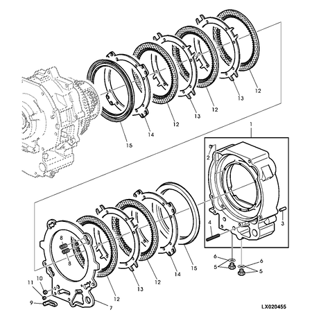 John Deere GASKET