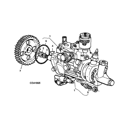 John Deere KRAFTSTOFFEINSPRITZPUMPE REMAN