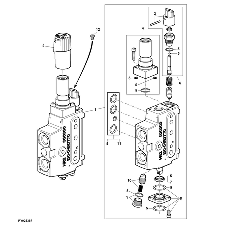 John Deere SELEKTIVES REGELVENTIL