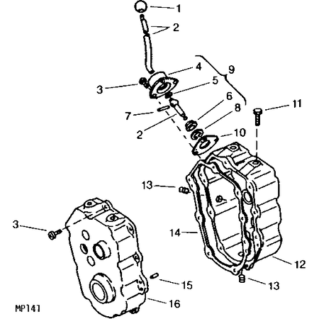 John Deere FEDERSTIFT