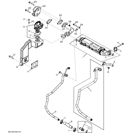 John Deere ADAPTERAUFNAHME