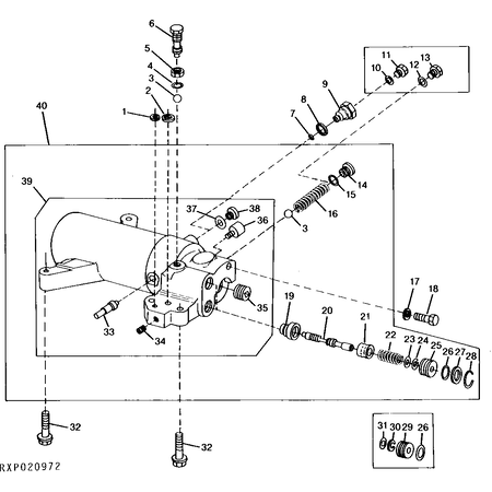 John Deere BACK-UP RING