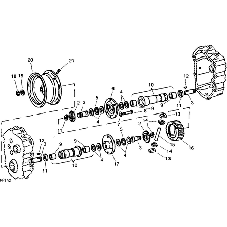 John Deere SLUITRING