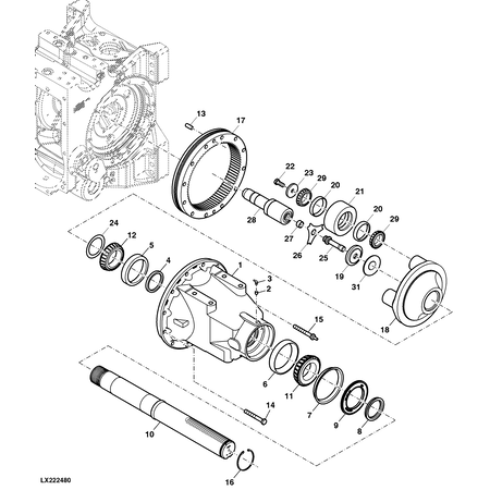 John Deere LAGERSCHALE