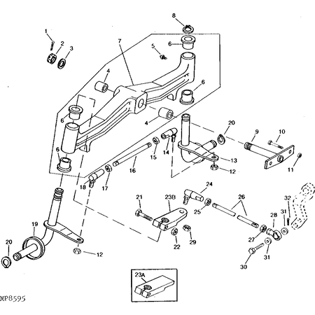 John Deere STUURKOGEL