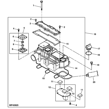 John Deere GASKET