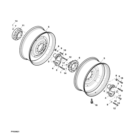 John Deere CAP SCREW