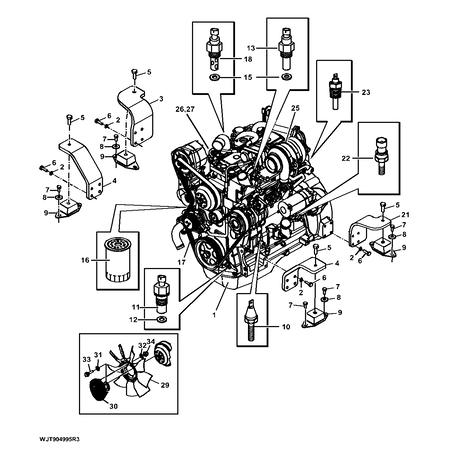 John Deere BENZINPUMPE