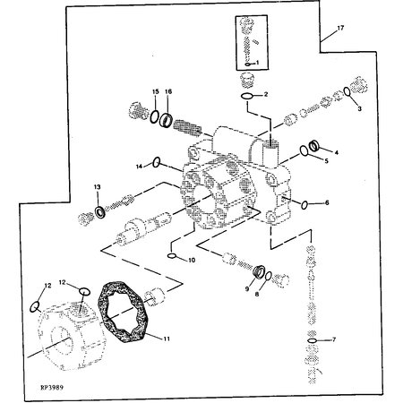 John Deere AFDICHTING