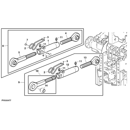 John Deere TOP ROD