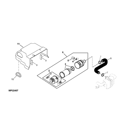 John Deere AIR FILTER