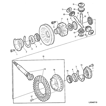 John Deere BEARING CONE