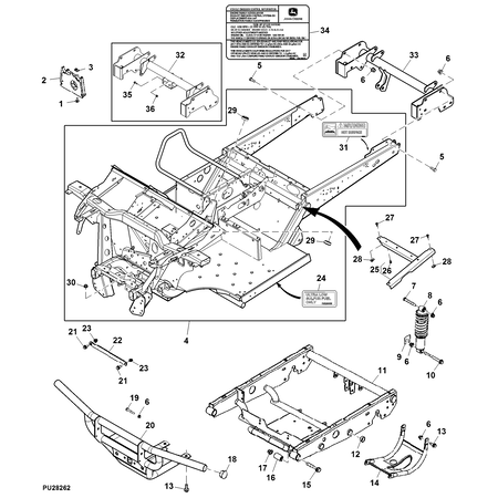 John Deere SHOCK ABSORBER