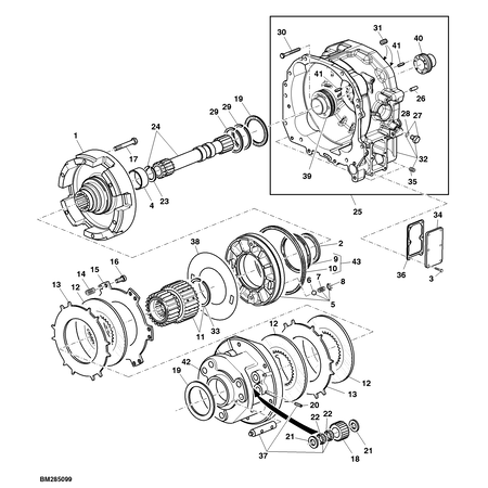 John Deere DRUCKSCHEIBE