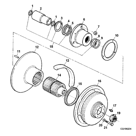 John Deere ABDICHTUNG