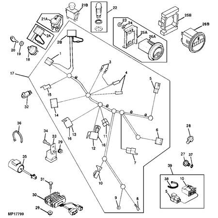 John Deere SCHAKELKIT