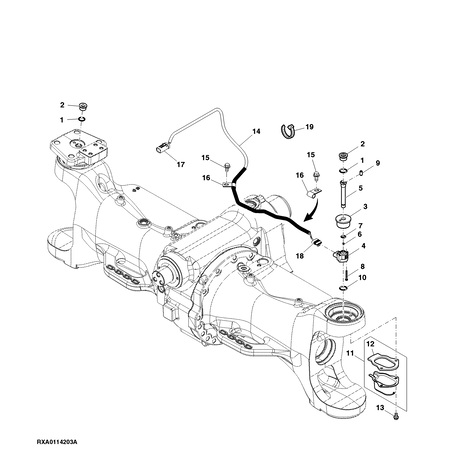 John Deere BACKUP RING