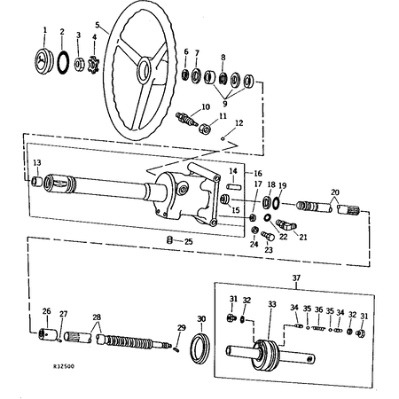 John Deere AFDICHTING