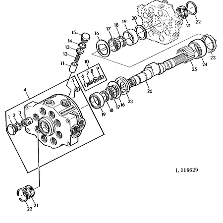 John Deere SHAFT USED