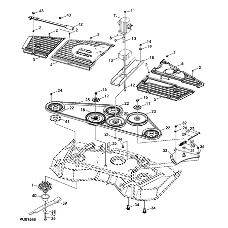 John Deere LOCK NUT