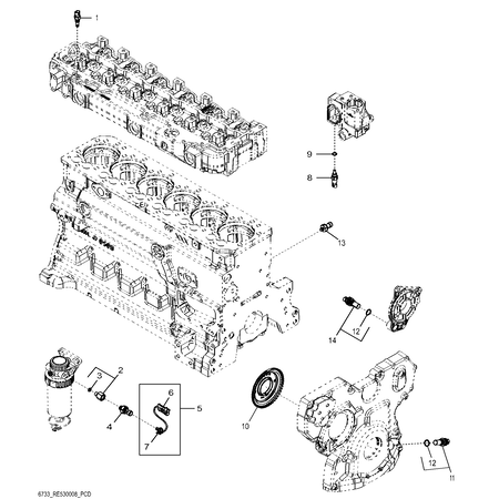 John Deere ELEK. STECKERGEHÄUSE