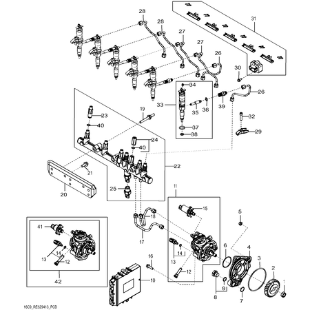 John Deere KRAFTSTOFFEINSPRITZPUMPE REMAN